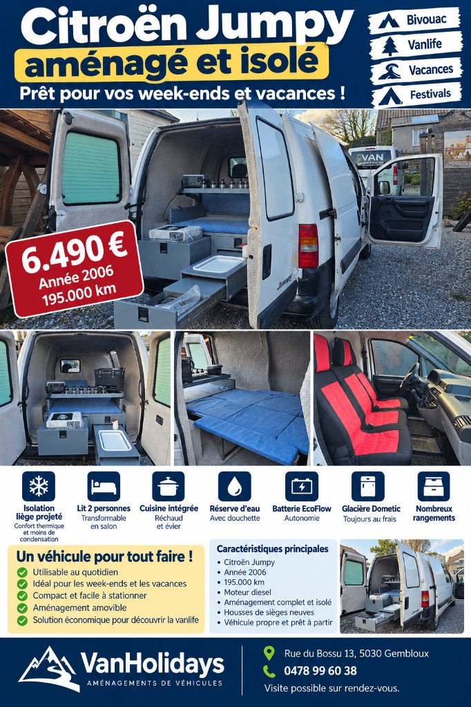 Citroën Jumper aménagé – 10.900 €, Ophalen of Verzenden, Nieuw