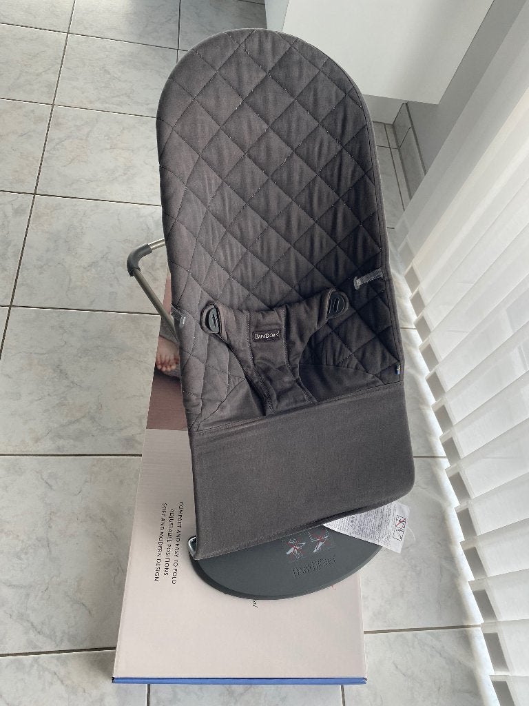 BabyBjörn Relax Balance Soft Bliss antraciet, Autres marques, Avec ceinture(s), Enlèvement, Utilisé