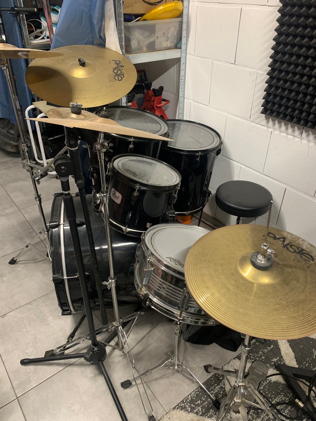 Drums complet, Muziek en Instrumenten, Ophalen, Zo goed als nieuw