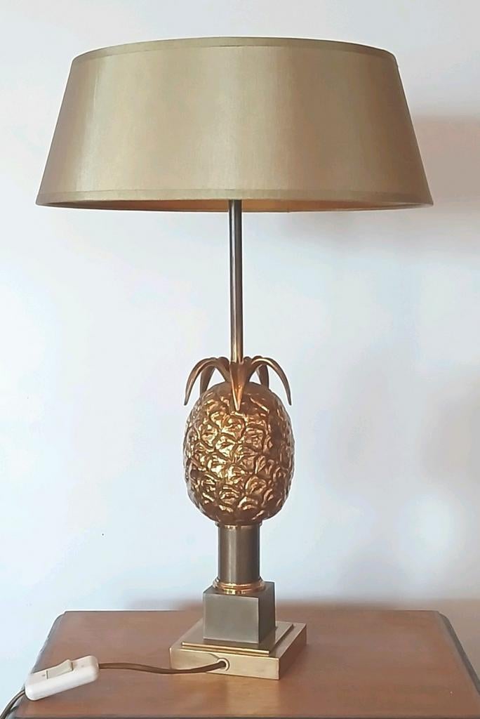 Hollywood Regency ananaslamp, Antiek en Kunst, Ophalen