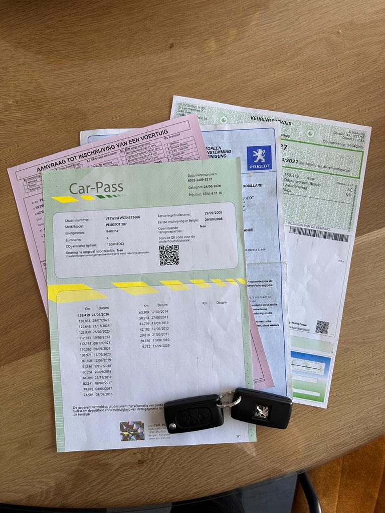 Peugeot 207, Achat, Jaune, 5 portes, Particulier