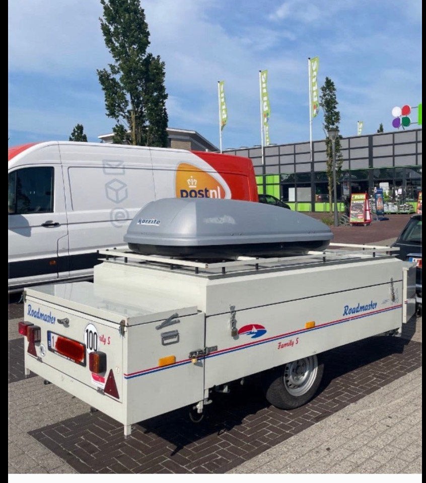 Caravane pliante roadmaster family 350kg complète et Nickel, Caravanes & Camping, Caravanes pliantes, Présent, Jusqu'à 6, Enlèvement