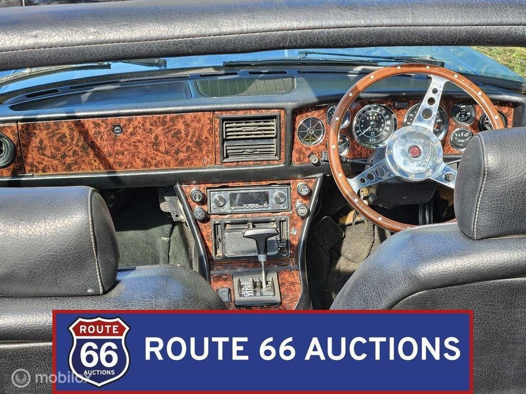 Triumph Stag | 1974 | Route 66 Auctions, Triumph, Zwart, Bedrijf, Handgeschakeld