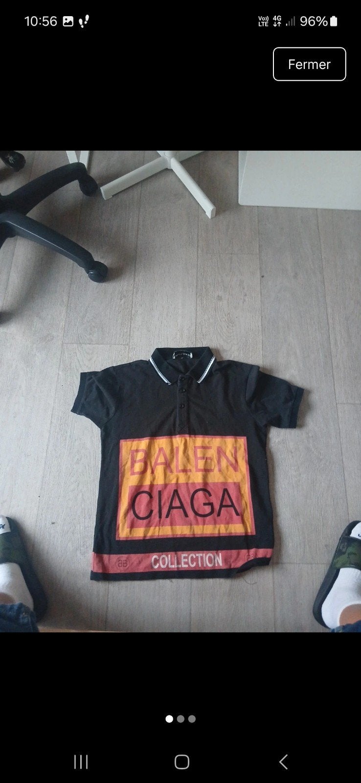 T- shirt, Envoi