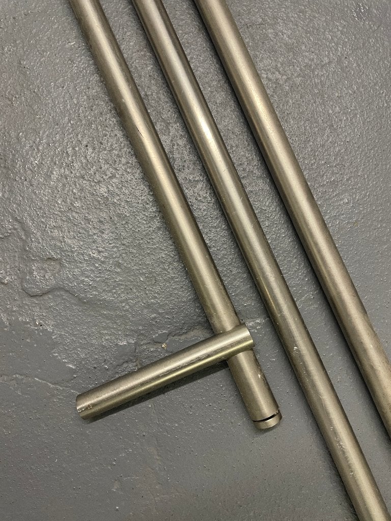 Gordijnrails - 3 stuks, Ophalen, Gebruikt, Gordijn, Metaal