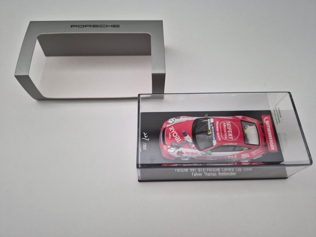 SPARK 1/43 Porsche 997 GT3 Porsche Carrera Cup 2006 SAM009, Hobby en Vrije tijd, Modelauto's | 1:43, Ophalen of Verzenden, Zo goed als nieuw
