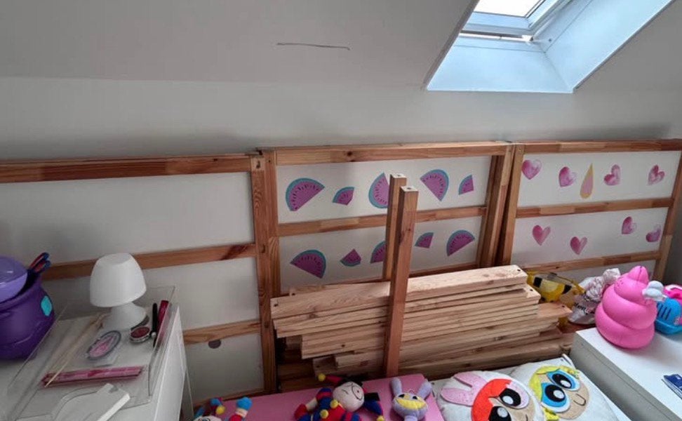 IKEA KURA kinderbed – gepersonaliseerd, Enfants & Bébés, Enlèvement, Comme neuf