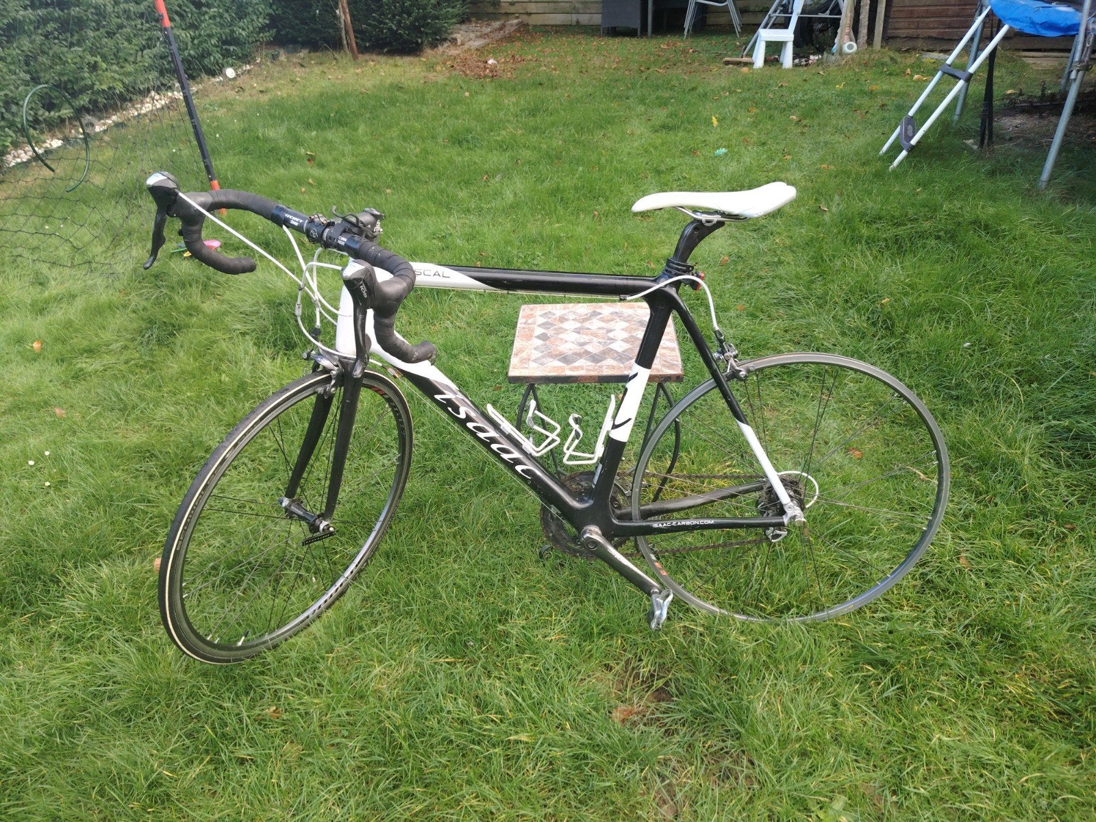 Vélo de route en carbone Isaac Pascal, Vélos & Vélomoteurs, 10 à 15 vitesses, Frein sur jante, Enlèvement ou Envoi, 65 cm ou plus