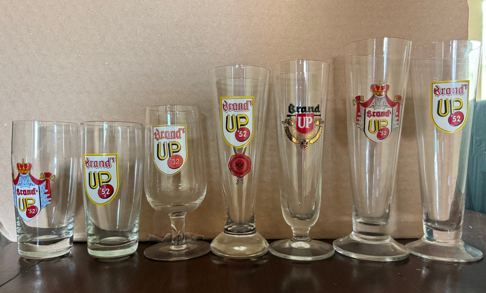 Collection de verres à bière de marque unique, Enlèvement, Comme neuf, Verre ou Verres, Brand