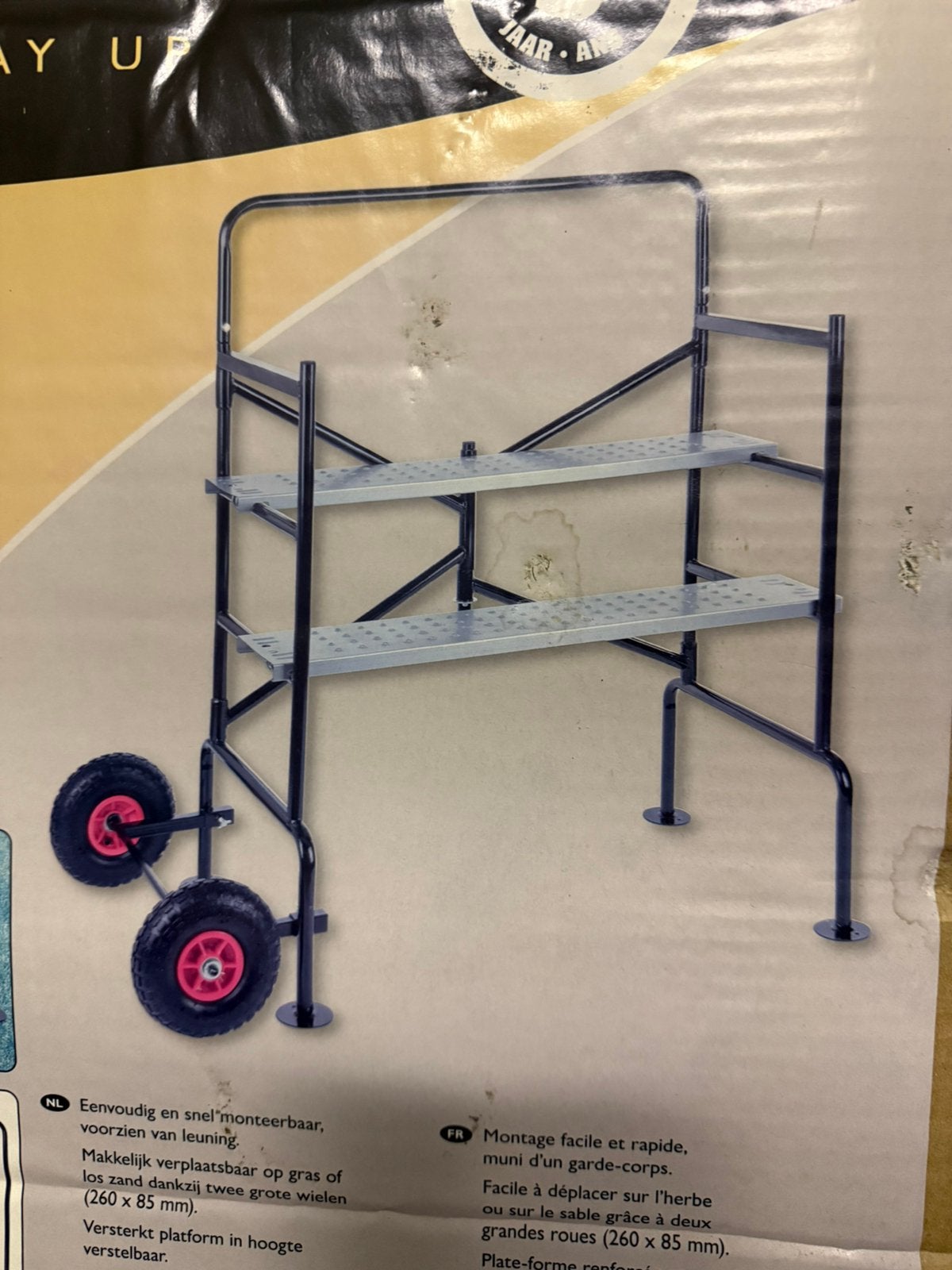 Échafaudage Escalo Gardenfold NEUF!, Bricolage & Construction, Échafaudages, Enlèvement, Neuf, Échafaudage fixe ou roulant, Moins de 2 mètres