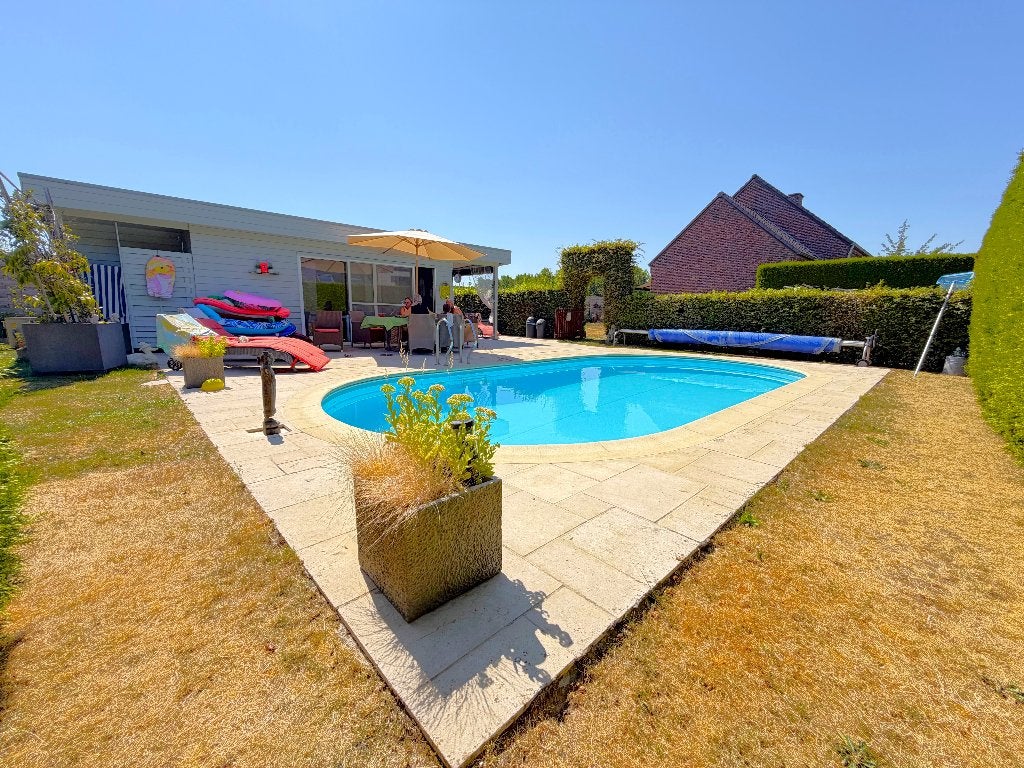 3-slpk woning zwembad Kelder, Immo, 180 m², 1000 tot 1500 m², Vrijstaande woning, 3 kamers