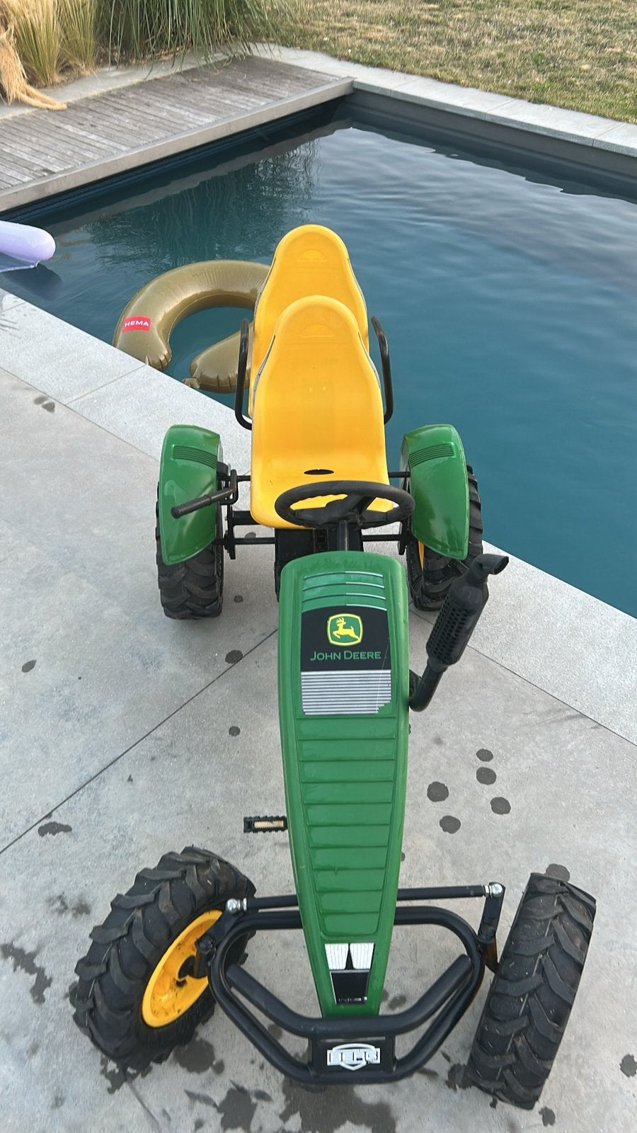 Berg John deere go cart, Kinderen en Baby's, Speelgoed | Buiten | Skelters, Ophalen, Zo goed als nieuw, Berg