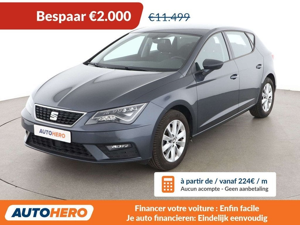 SEAT Leon 1.0 TSI Style (bj 2019), Auto's, Seat, Voorwielaandrijving, Stof, Gebruikt, 5 deurs