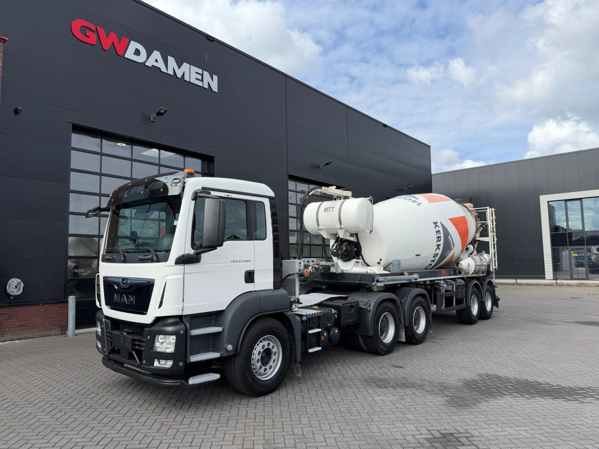 MAN TGS 33.460 6x4 +Mixeroplegger 12 m3 De Buf Euro 6, Autos, 460 ch, Achat, Euro 6, 338 kW