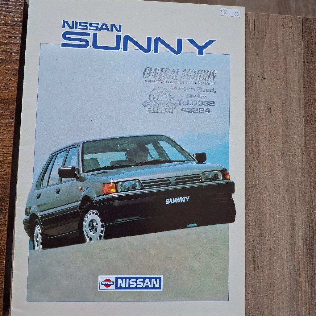 NISSAN SUNNY 5.87, Livres, Enlèvement ou Envoi, Neuf, Nissan