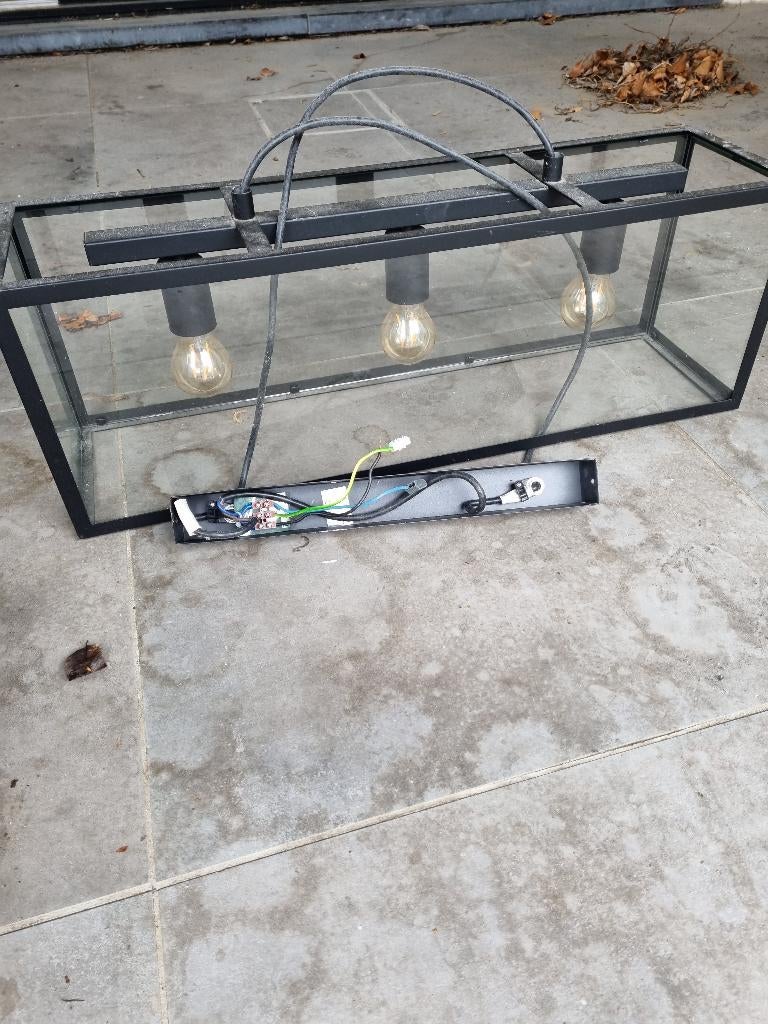 Hanglamp Eglo, 75 cm ou plus, Verre, Enlèvement, Utilisé