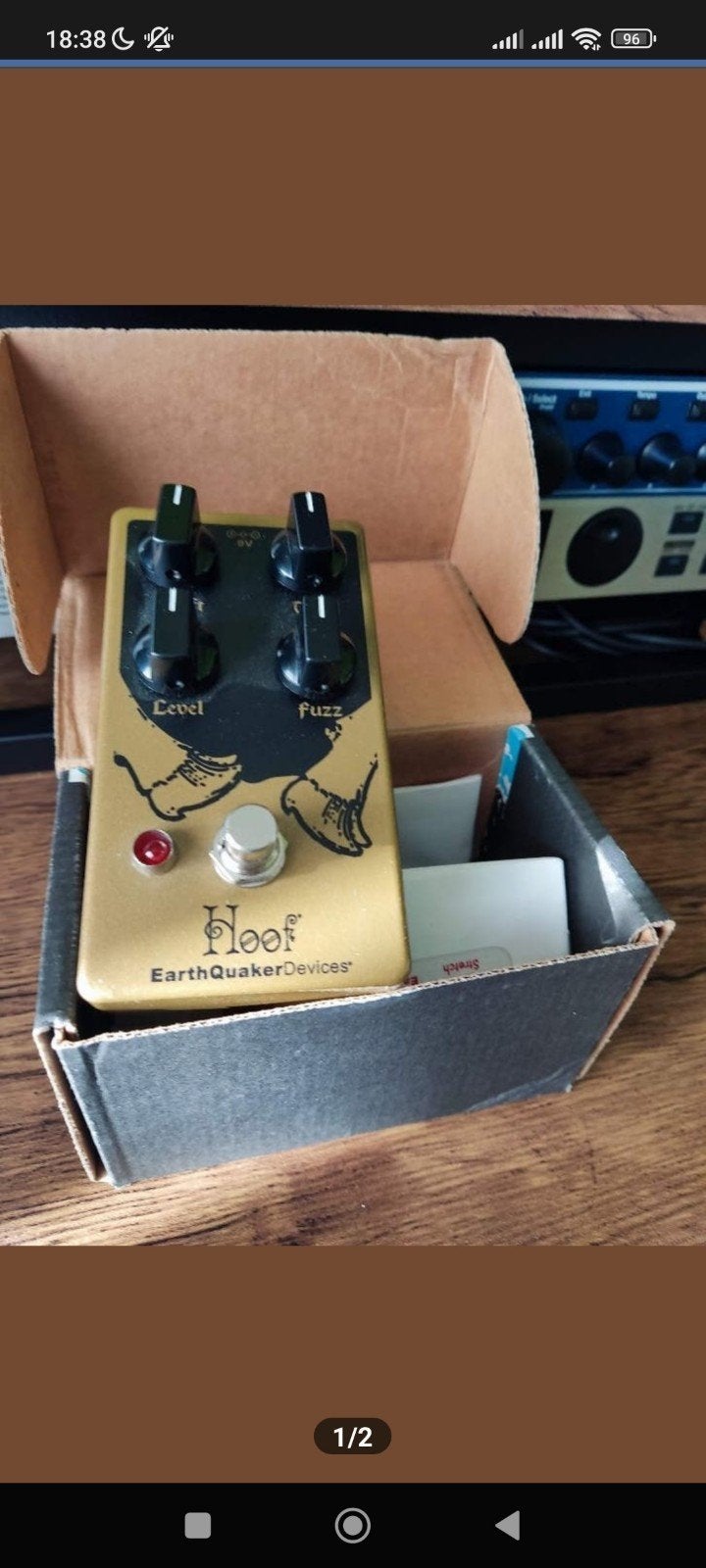 Fuzz pedal 'the hoof' earthquaker devices, Muziek en Instrumenten, Ophalen of Verzenden
