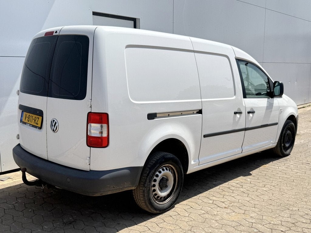 Volkswagen Caddy Maxi 102PK *Benzine* *Marge* L2 Airco Trekh, Auto's, Voorwielaandrijving, Stof, Gebruikt, Zwart
