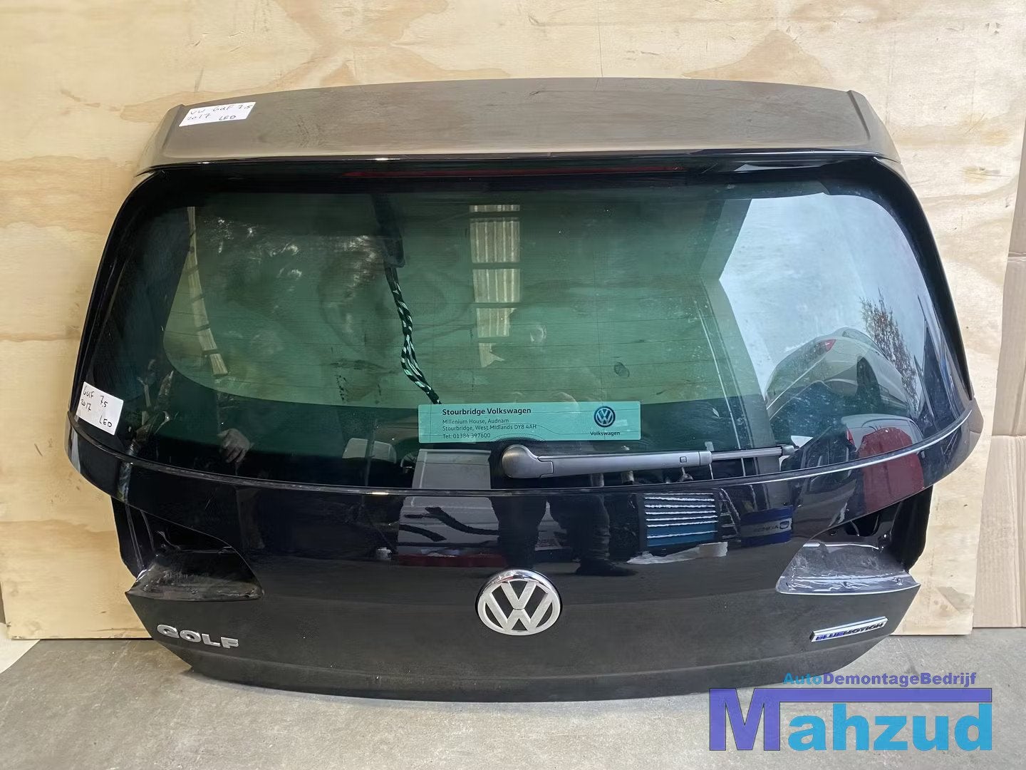 VW GOLF 7 7.5 hatchback Zwart LED achterklep 2012-2021, Gebruikt, Volkswagen AG, Vw@volkswagen.de, Achter