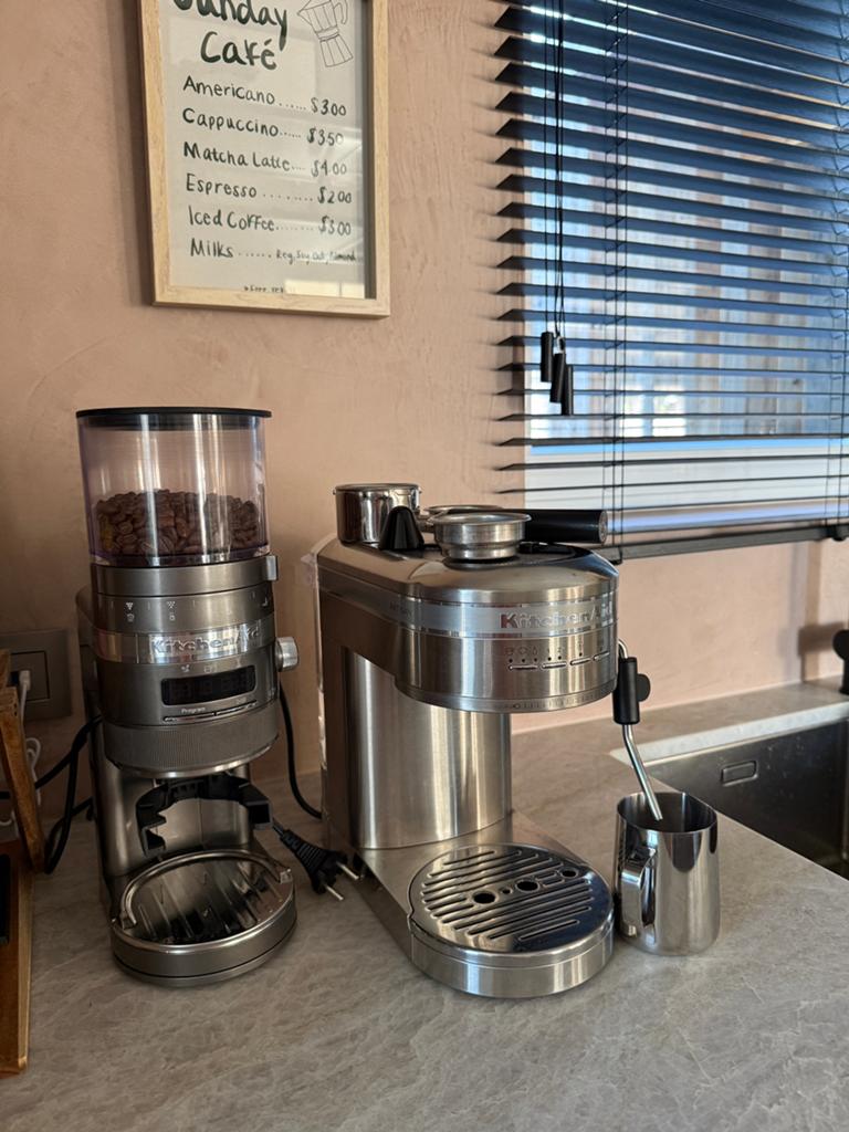 KitchenAid 5KES6503ESX espressomachine, Ophalen, Gemalen koffie