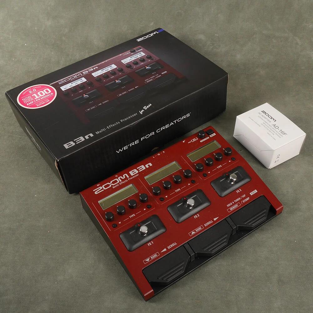 Zoom B3n multi-effect voor bass. Perf st!, Muziek en Instrumenten, Effecten, Multi-effect, Ophalen of Verzenden