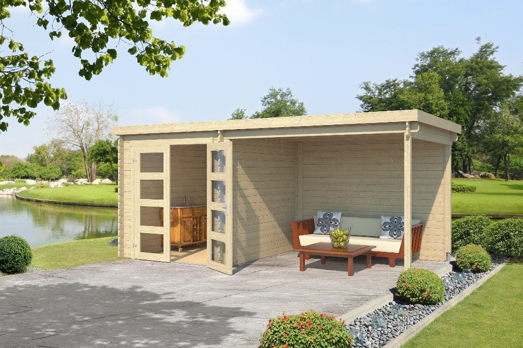 Cabane Helena 472x230 en bois d'épicéa non traité avec, Envoi, Neuf