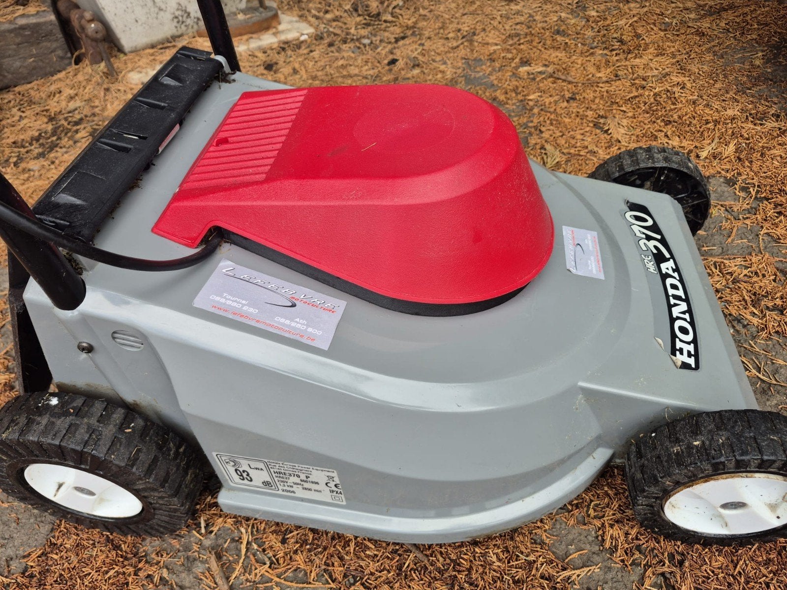 tondeuse à gazon électrique Honda HRE 370, Enlèvement
