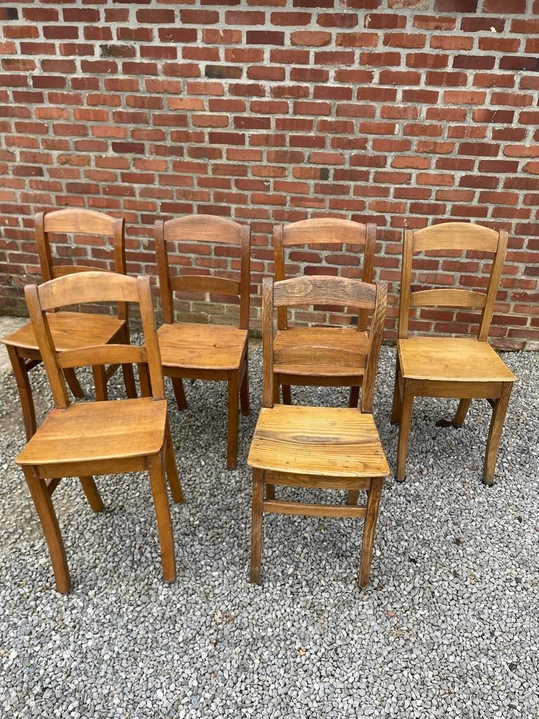 Chaises, Maison & Meubles, Brun, Enlèvement, Herve, Cinq, Six Chaises ou plus