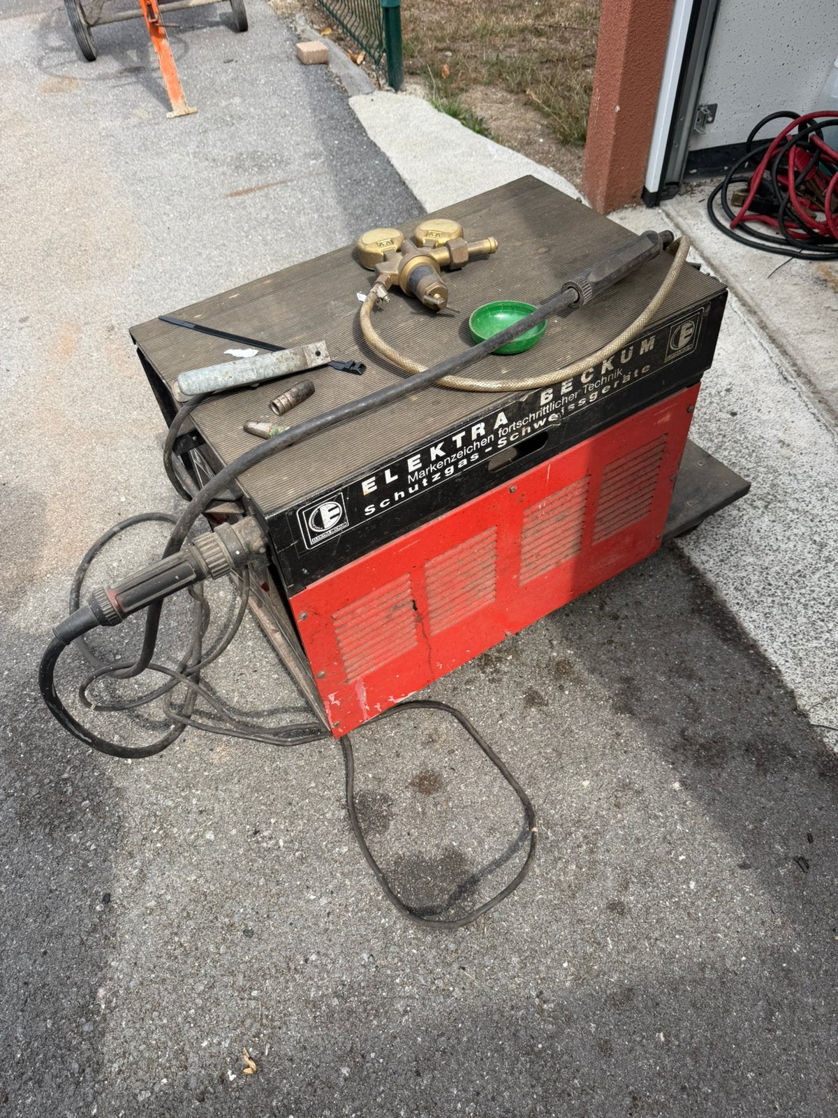 Poste à souder Elektra Beckum CO₂-160 à soudage sous gaz, Bricolage & Construction, Enlèvement, Utilisé