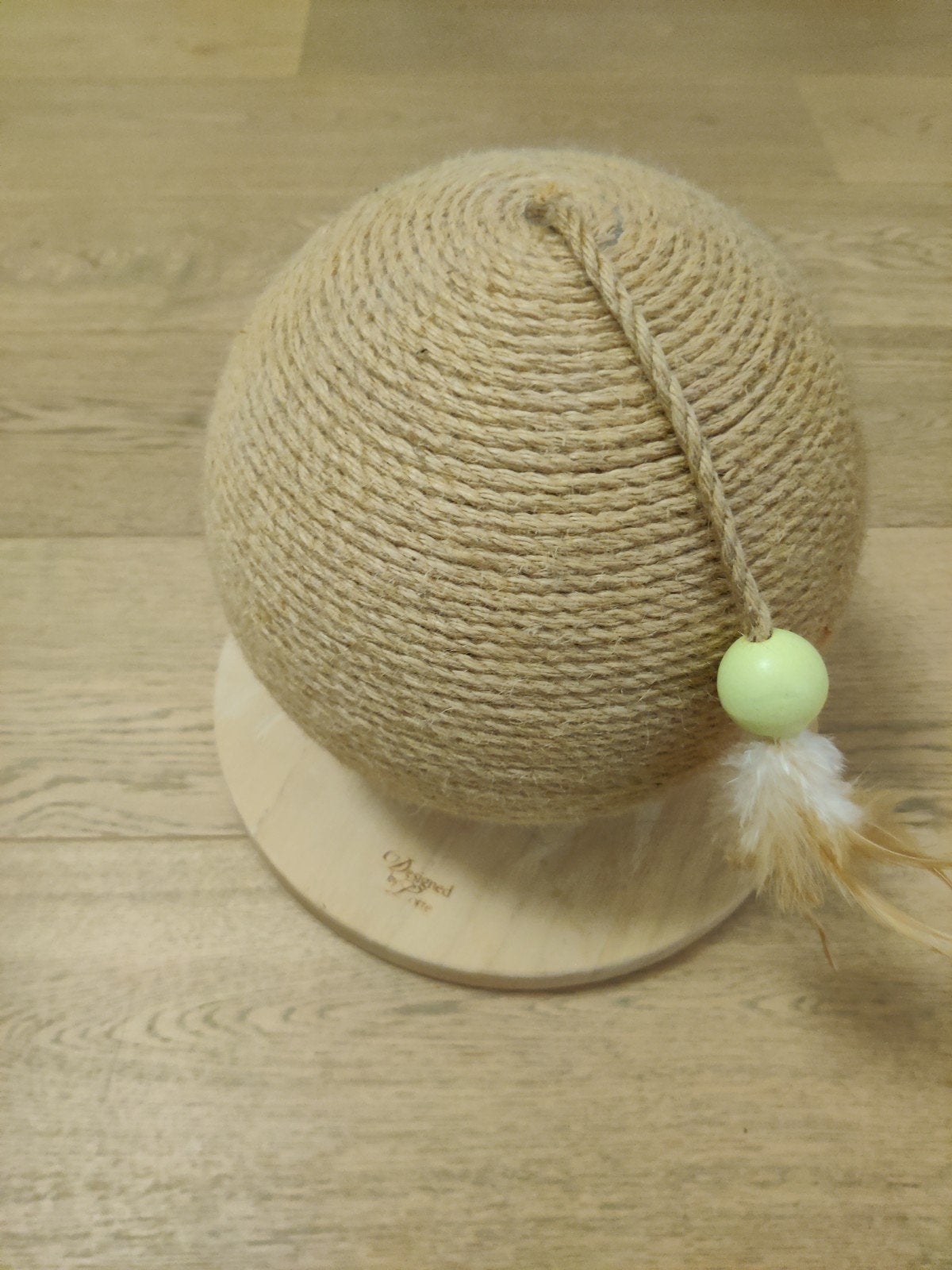 krapbol katten Designed by Lotte, Dieren en Toebehoren, Kattenspeelgoed, Ophalen, Zo goed als nieuw, Speelbal
