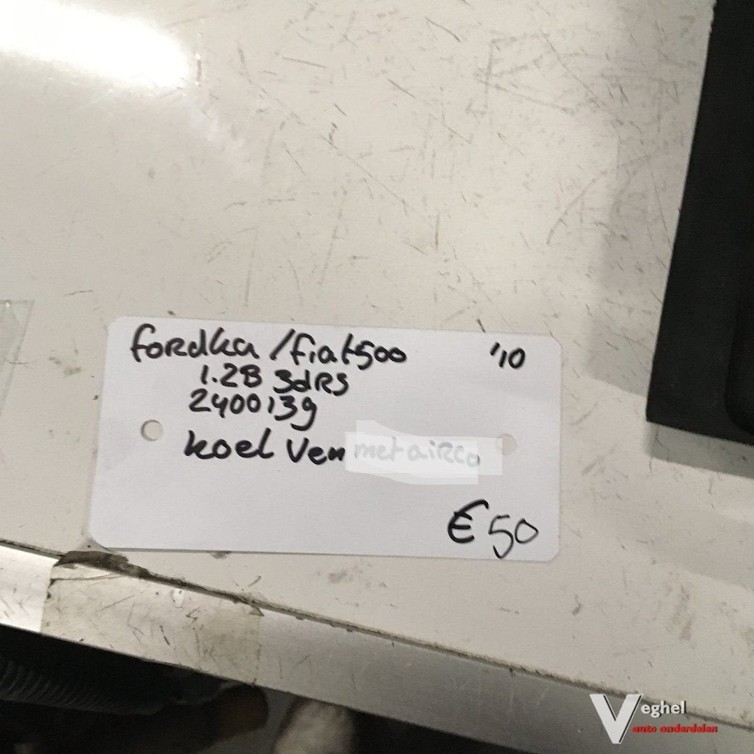Ford Ka Fiat 500 1.2 B 3drs 2010  Koelvin met motor, -, Utilisé, -, -