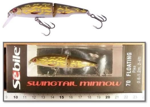 Sébile Swingtail Minnow, Rapala Jointed & Shakespeare Devils, Watersport en Boten, Hengelsport | Roofvissen, Nieuw, Overige typen