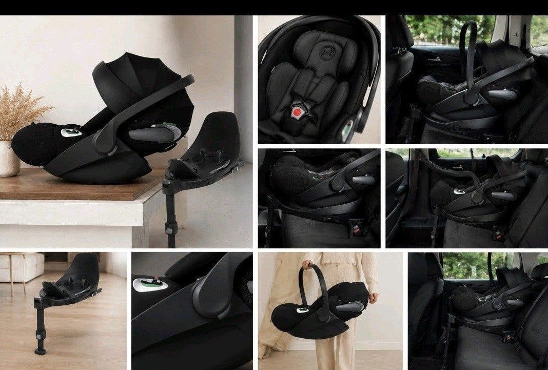 siège auto cybex+base t+ tous les accessoires,, Enlèvement, Comme neuf, Autres marques, Avec siège auto