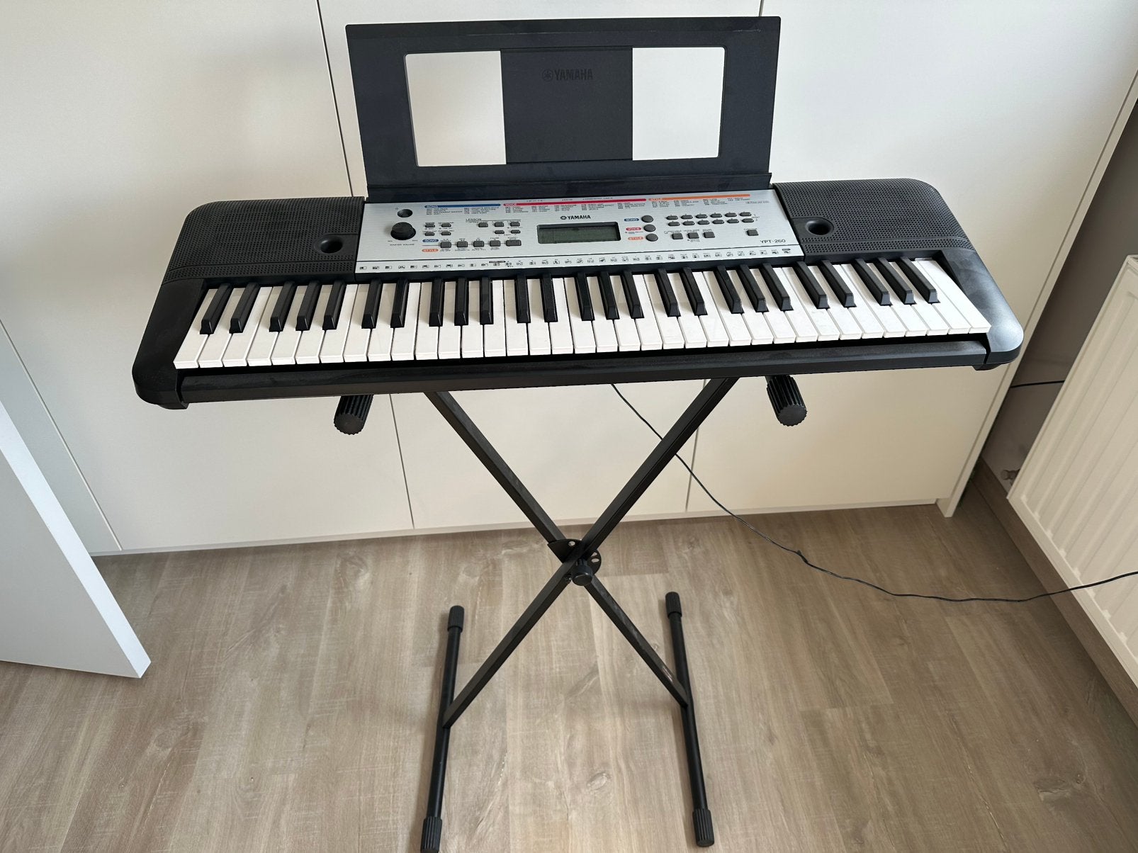 Yamaha digital keyboard YPT-260, Musique & Instruments, Claviers, Enlèvement, Comme neuf, Yamaha, Avec pied