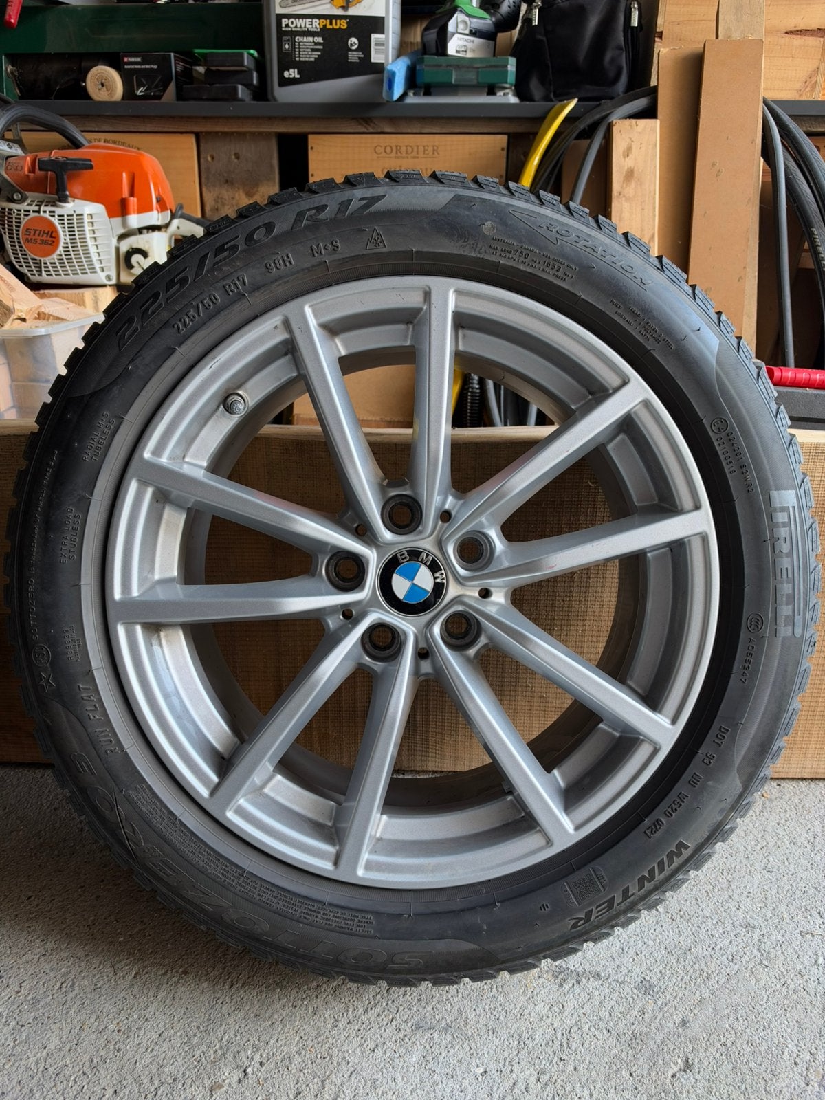 Kit Hiver BMW jantes et pneus 17´, Autos : Pièces & Accessoires, Enlèvement, 17 pouces, Jante(s)