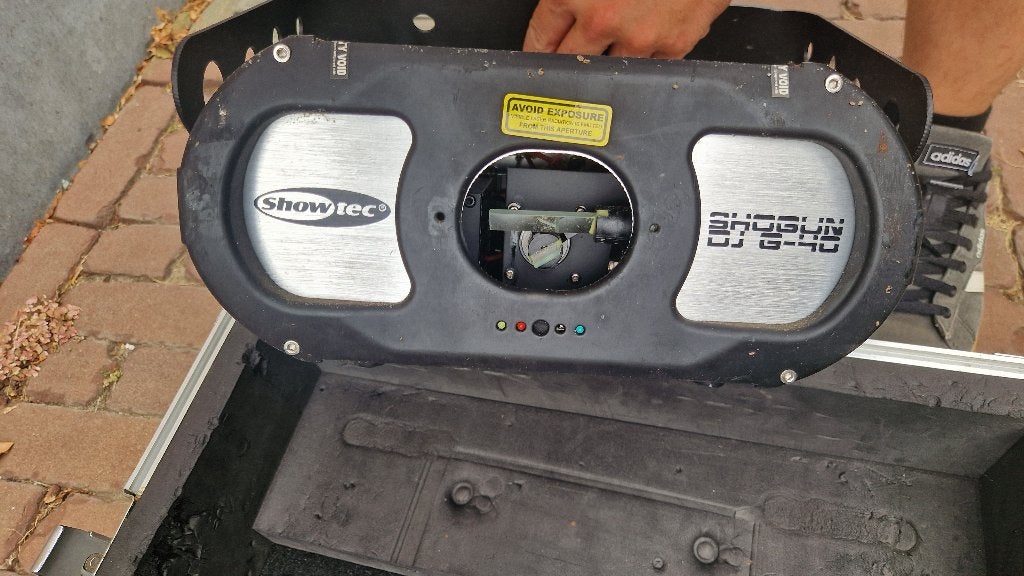 laser in flightcase, Musique & Instruments, Lumières & Lasers, Enlèvement, Comme neuf, Laser