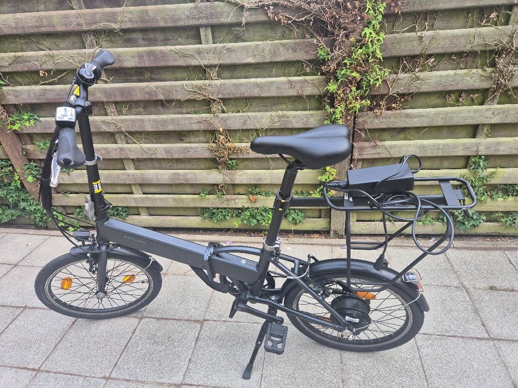 Opvouwbare elektrische fiets, Fietsen en Brommers, Fietsen | Vouwfietsen, Versnellingen, Zo goed als nieuw, Totaal opvouwbaar