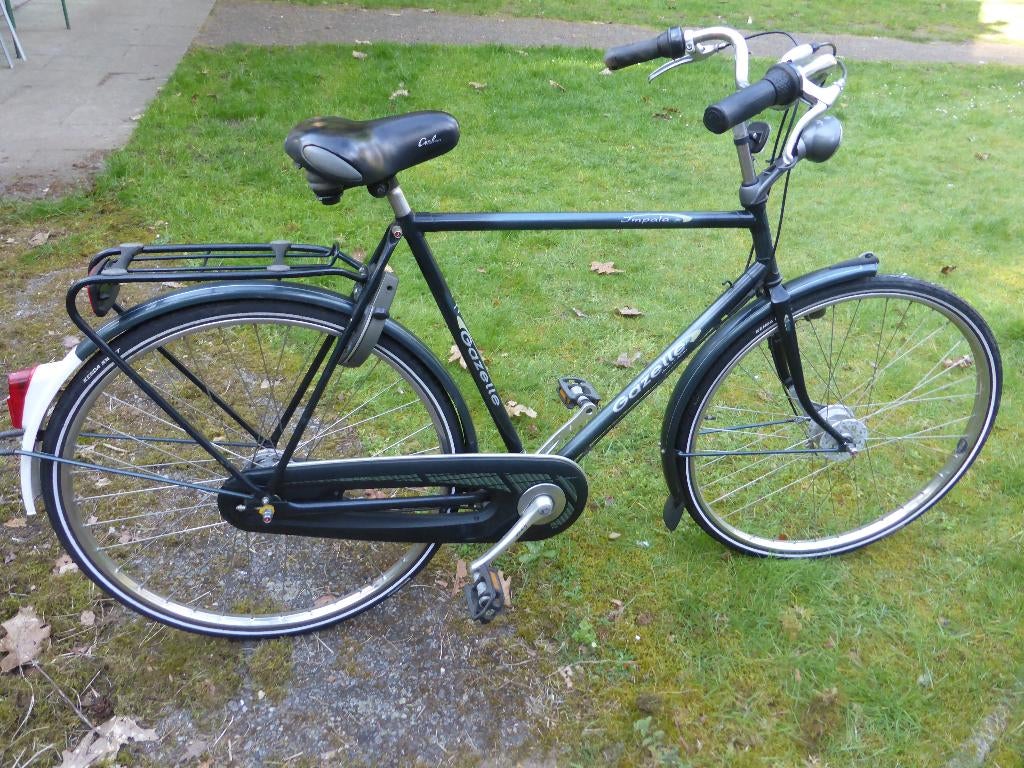herenfiets gazelle met versnellingen in rijklare en goede st, Fietsen en Brommers, Ophalen, Gebruikt, Versnellingen, 57 tot 61 cm