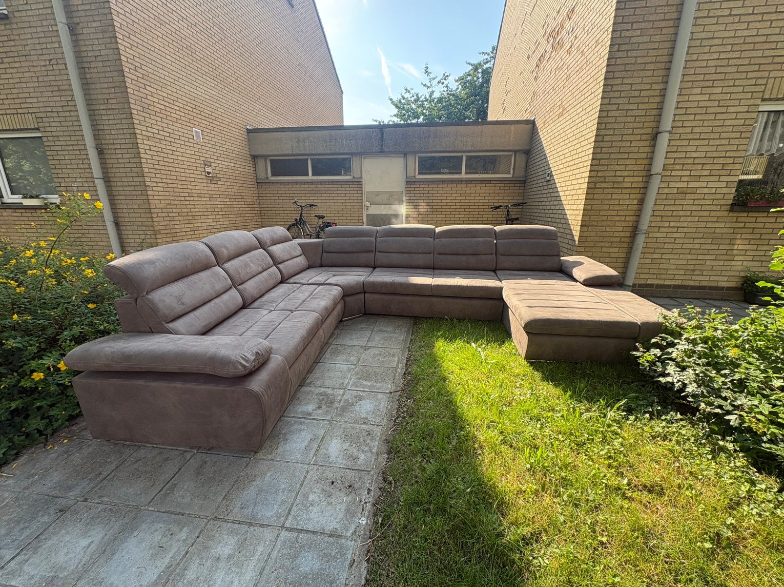 Zetel zo goed als nieuw van mijn papa geweest, Tuin en Terras, Ophalen, Zo goed als nieuw