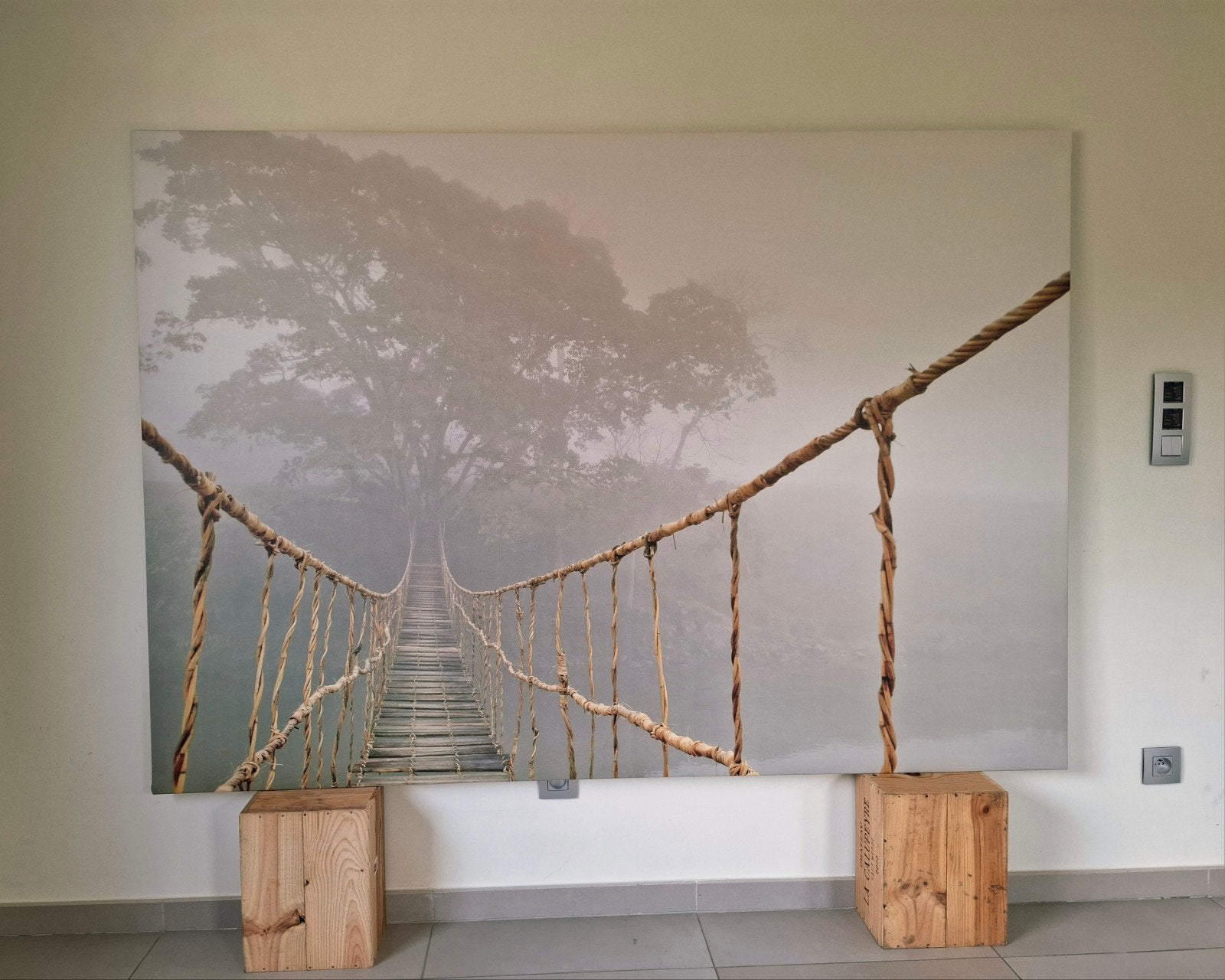 Toile décorative XXL Premiär Jungle Journey d'Ikea, Enlèvement, 200 cm, 140 cm