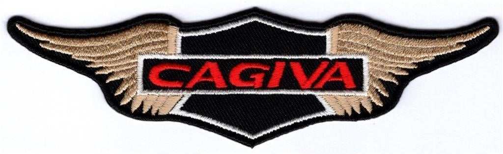 Cagiva stoffen opstrijk patch embleem #1, Motoren, Verzenden, Nieuw