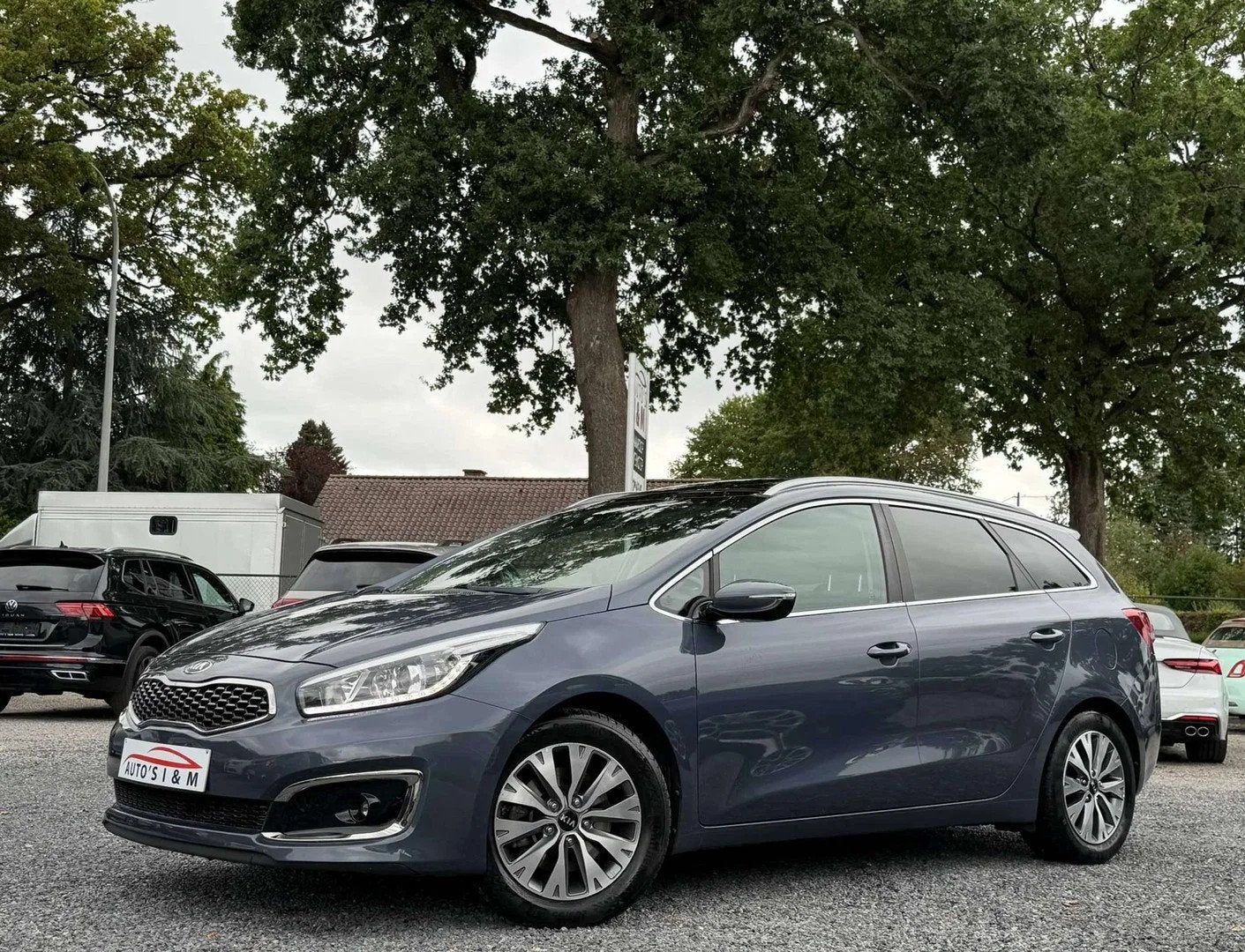 Kia Ceed Sportswagon SW / cee'd SW 1.4i Benzine 73Dkm Pano C, Auto's, Stof, Gebruikt, 4 cilinders, Blauw