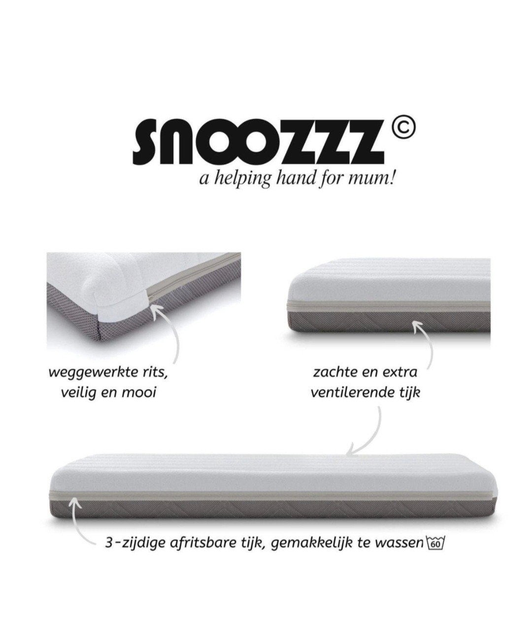 Snoozzz Comfort matras 60x120cm te koop, Ophalen, Zo goed als nieuw, Ledikant