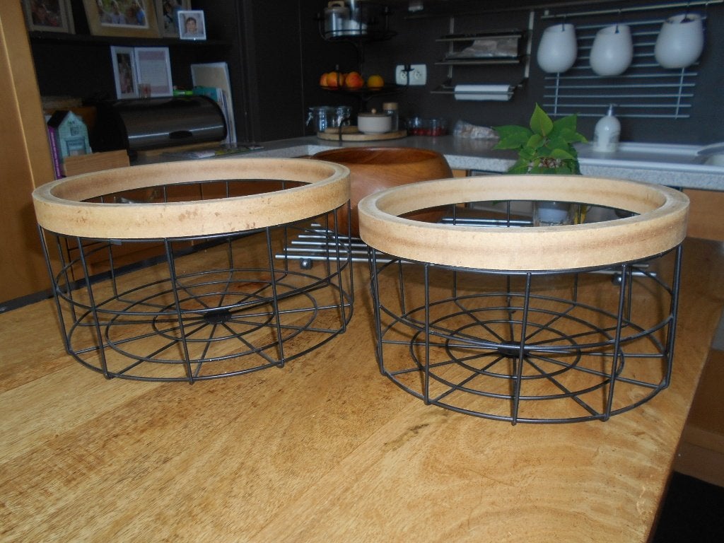 LOT de 2 paniers décoratifs   pour 10e...NEUFS, Neuf, Rond, Avec espace de rangement, Enlèvement