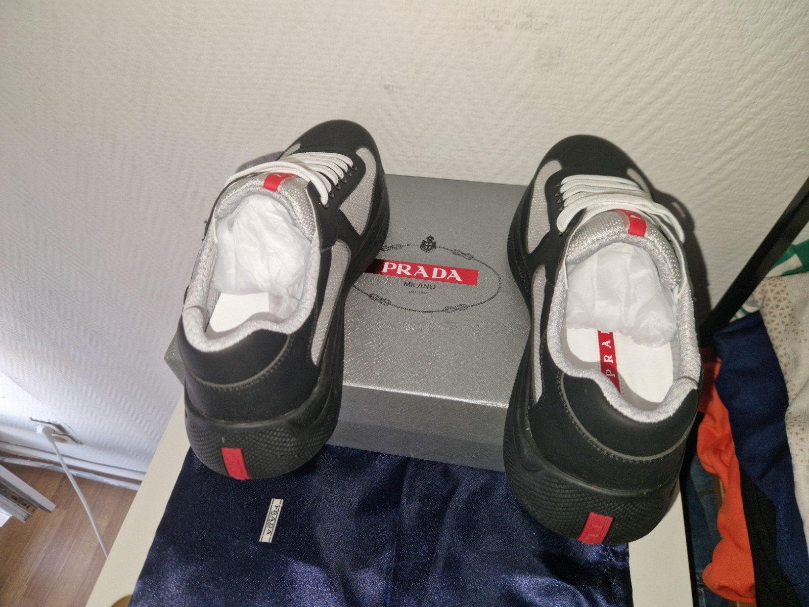 prada cups Maat 41, Zwart, Nieuw, Ophalen of Verzenden, Sneakers