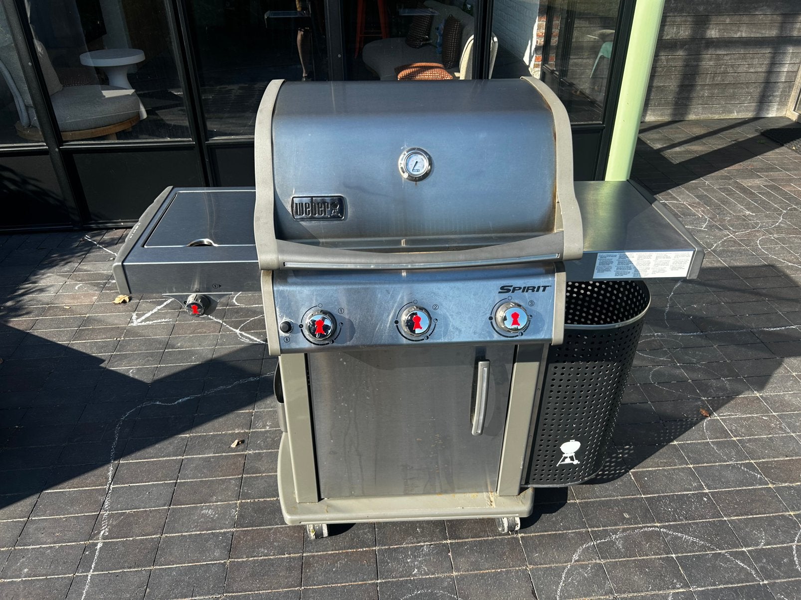 Barbecue à gaz Weber, Enlèvement, Utilisé