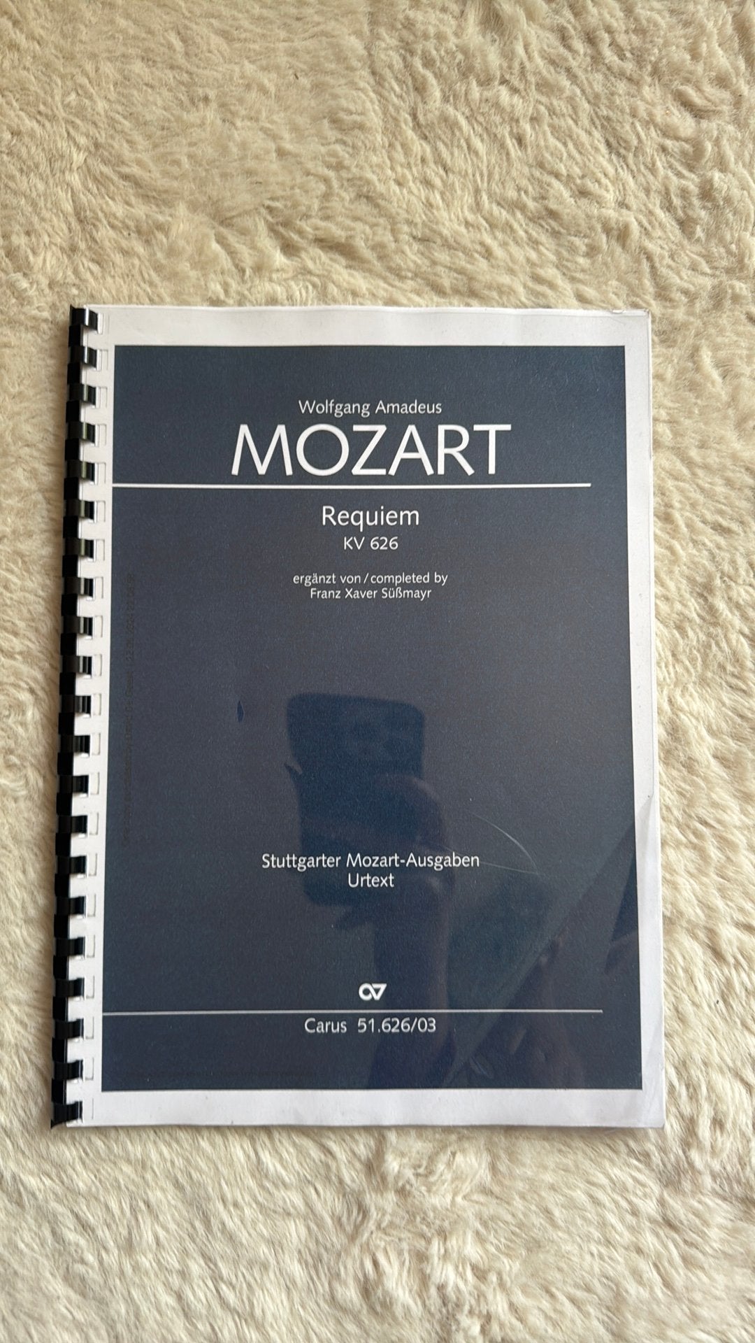 Mozart Requiem partituren piano + zang, Ophalen, Zo goed als nieuw