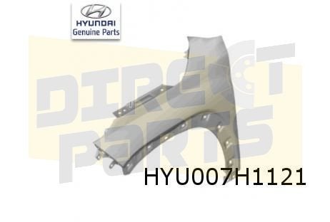 Hyundai Inster (1/25-) Voorscherm Links (met knipperlichtgat, Neuf, -, Hyundai, -