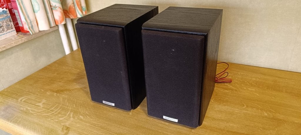 Haut-parleurs pour chaîne stéréo (Kenwood), Bass-reflex, 60 à 120 watts, Comme neuf, Enlèvement