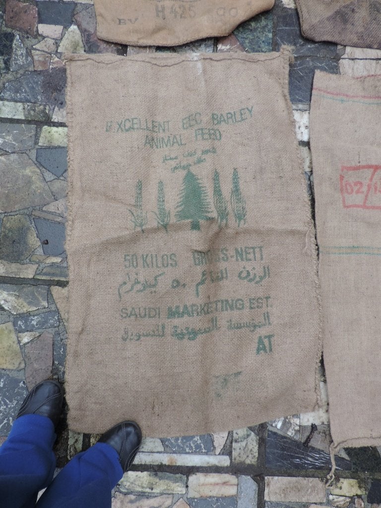 oude  jute zakken, Antiek en Kunst, Ophalen